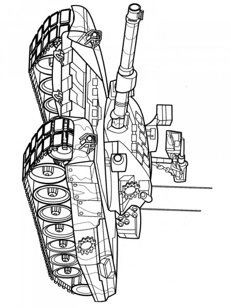 Tanks coloring pages