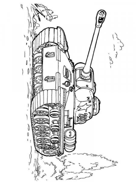 Tanks coloring pages