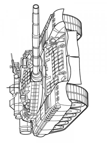 Tanks coloring pages