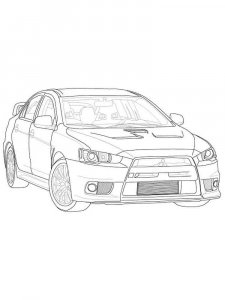 Mitsubishi Coloring Pages 4