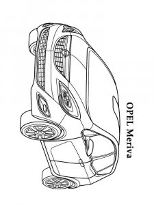Opel coloring page 6 - Free printable