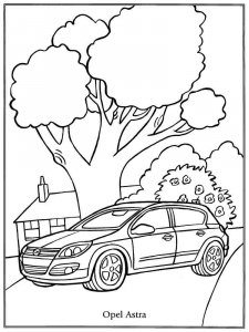 Opel coloring page 9 - Free printable