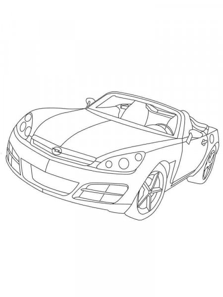 Opel coloring pages