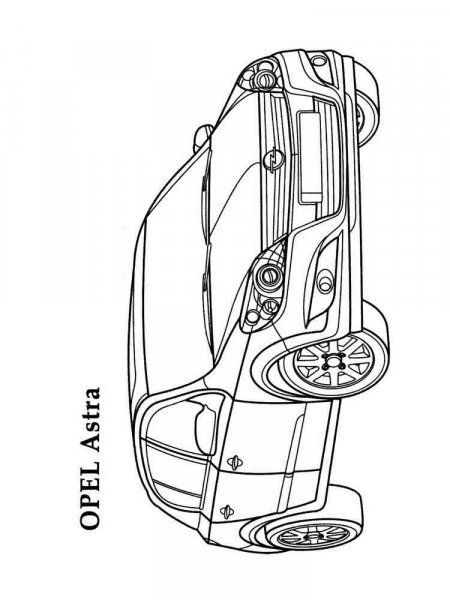 Opel coloring pages