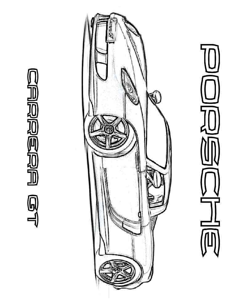 Porsche coloring pages. Free Printable Porsche coloring pages.