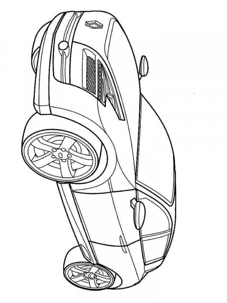 Renault coloring pages