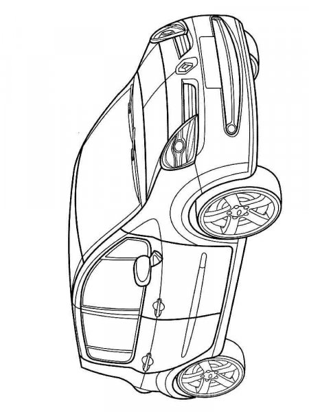 Renault coloring pages