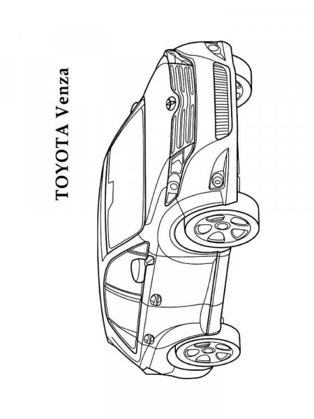 Toyota coloring pages