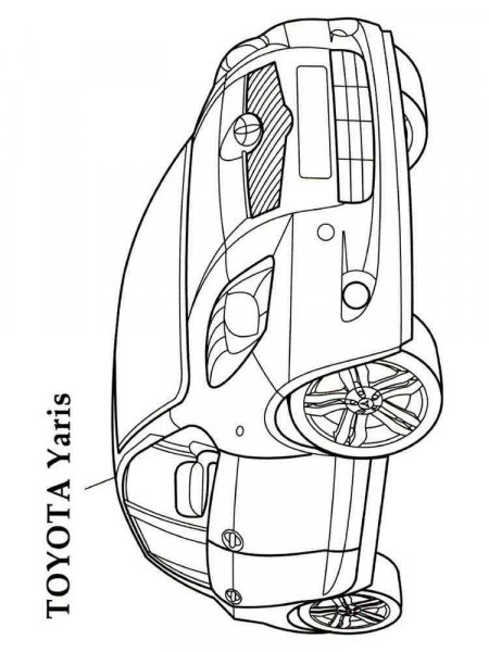 Toyota coloring pages