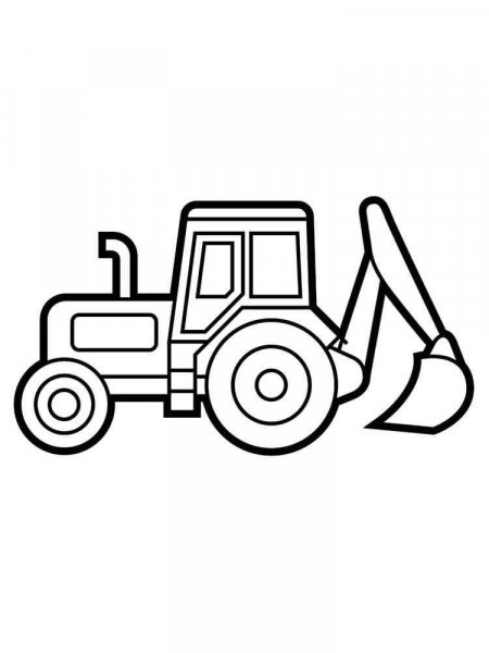 Tractor coloring pages