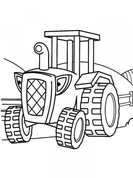 Tractor coloring pages