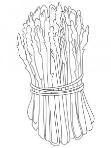Asparagus coloring page 4 - Free printable