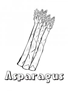 Asparagus coloring page 5 - Free printable