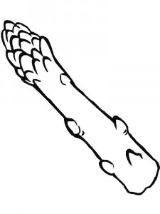 Asparagus coloring page 6 - Free printable