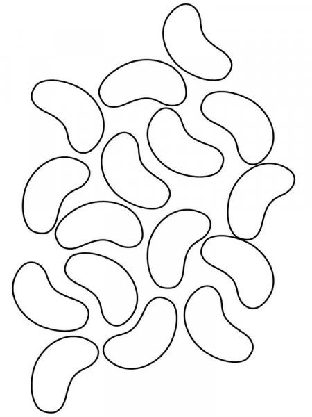 Beans coloring pages