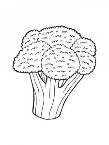 Broccoli coloring page 16 - Free printable