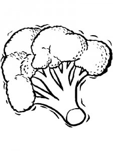 Broccoli coloring page 8 - Free printable