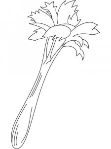 Celery coloring page 8 - Free printable