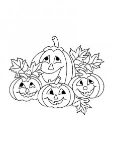 Pumpkin coloring page 23 - Free printable