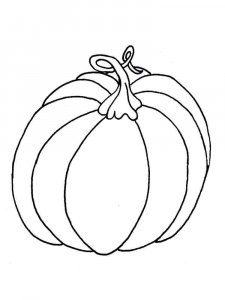 Pumpkin coloring page 5 - Free printable