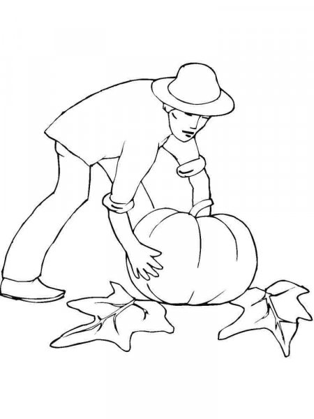 Pumpkin coloring pages. Download and print Pumpkin coloring pages