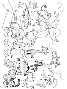 African Animals coloring page - picture 20
