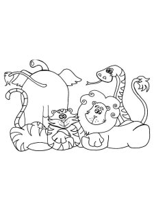 African Animals coloring page - picture 23