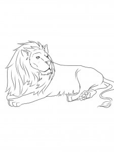 African Animals coloring page - picture 44