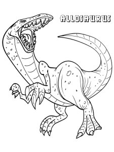 Allosaurus coloring page - picture 3