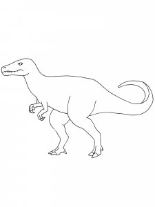 Allosaurus coloring page - picture 6