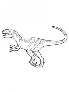 Allosaurus coloring page - picture 8