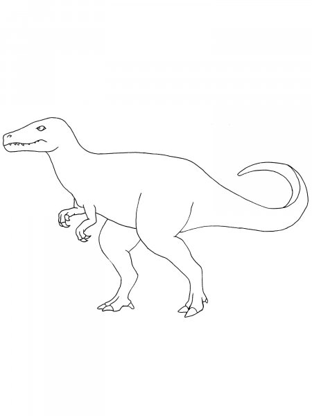 Allosaurus coloring pages