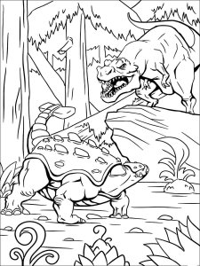Ankylosaurus coloring page - picture 11