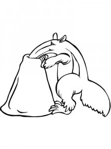 Anteater coloring page - picture 11