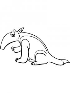 Anteater coloring page - picture 18