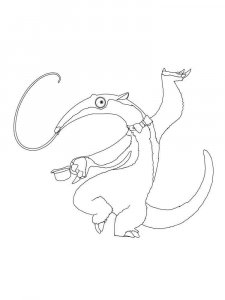 Anteater coloring page - picture 5