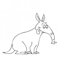 Anteater coloring page - picture 8