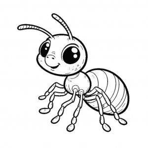 Ant coloring page - picture 13