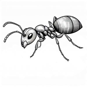 Ant coloring page - picture 14