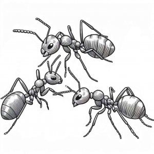 Ant coloring page - picture 15