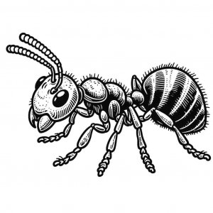 Ant coloring page - picture 17