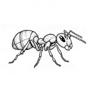 Ant coloring page - picture 18