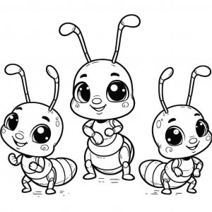 Ant coloring page - picture 20