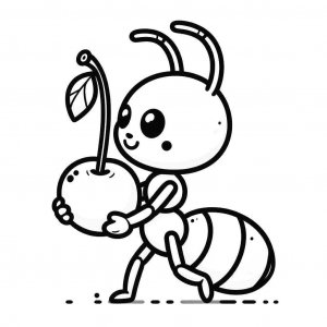 Ant coloring page - picture 25