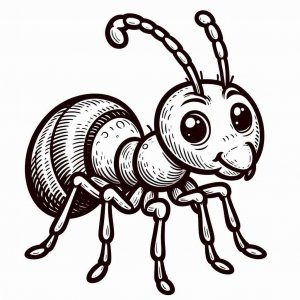 Ant coloring page - picture 26