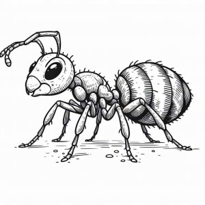 Ant coloring page - picture 27