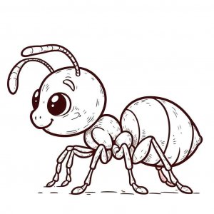 Ant coloring page - picture 28