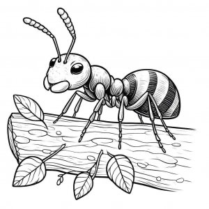 Ant coloring page - picture 29
