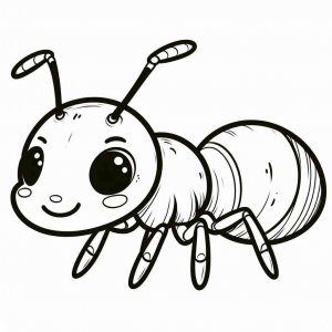 Ant coloring page - picture 4