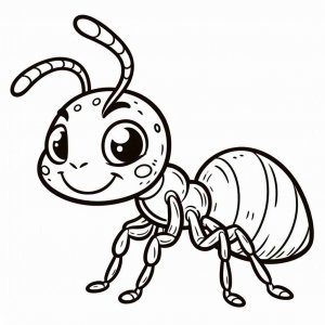 Ant coloring page - picture 5